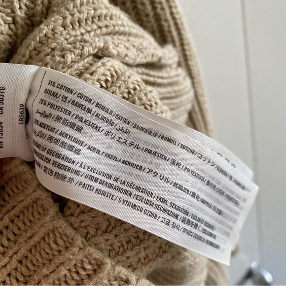 🍂fall drop 🍂 Abercrombie Turtleneck Sweater Beige caramel - Picture 3 of 3